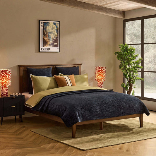 DUS-CC2-06538 Grade-B Dusk Salcombe Bed Frame - Walnut - Single RRP £179.00