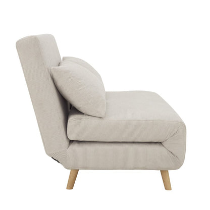 DUS-CC2-01159 Grade-C2 Dusk Seattle Double Click Clack Sofa Bed - Corduroy - Pebble RRP £389.00