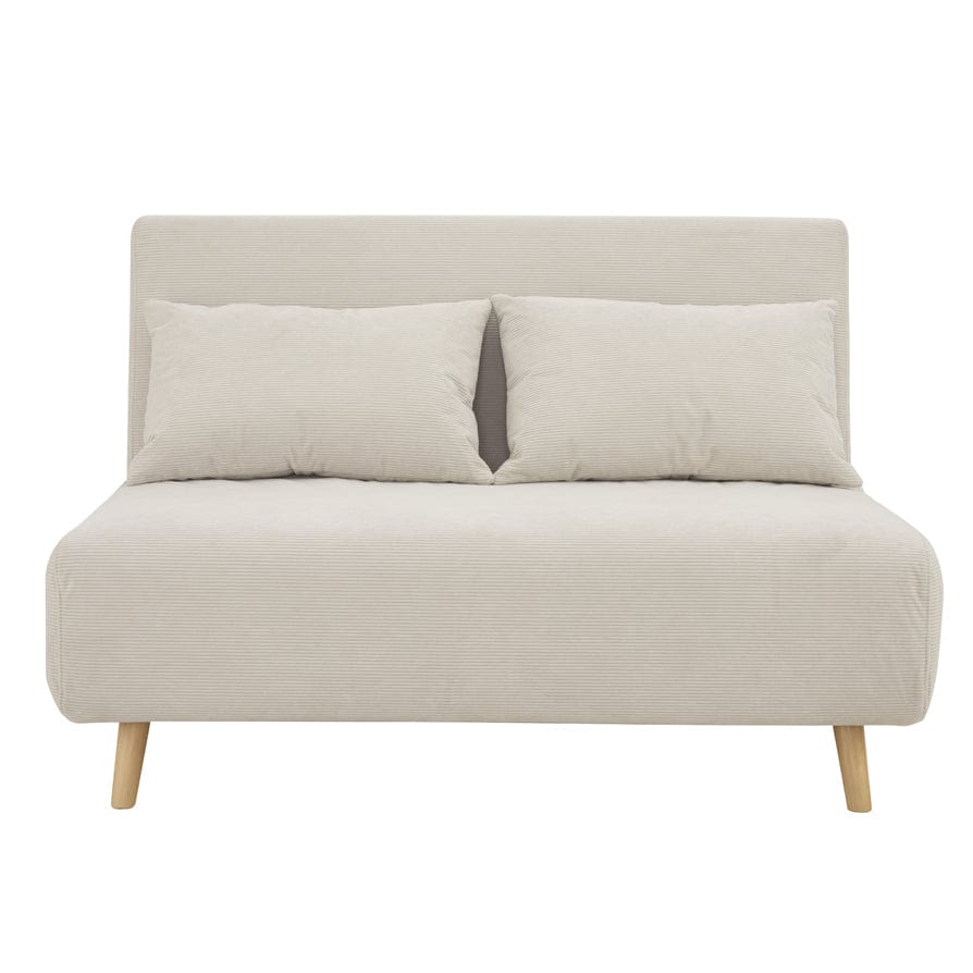 DUS-CC2-01159 Grade-C2 Dusk Seattle Double Click Clack Sofa Bed - Corduroy - Pebble RRP £389.00