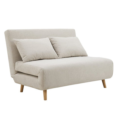 DUS-CC2-01159 Grade-C2 Dusk Seattle Double Click Clack Sofa Bed - Corduroy - Pebble RRP £389.00