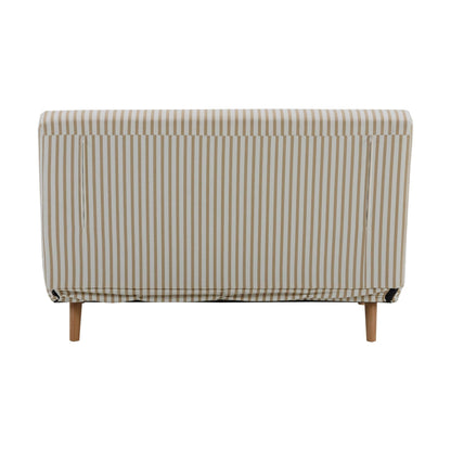DUS-CC2-01284 Grade-C3 Dusk Seattle Double Click Clack Sofa Bed - Sand Stripe RRP £389.00
