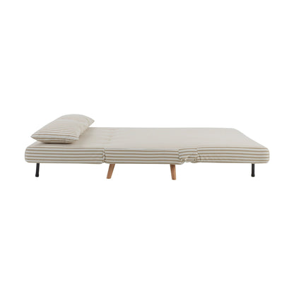 DUS-CC2-01284 Grade-C3 Dusk Seattle Double Click Clack Sofa Bed - Sand Stripe RRP £389.00
