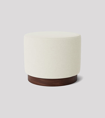 SWO-CCG-03169 Grade-B Swoon Penfold Small Ottoman in Ecru Plain Dark Base RRP £289.00