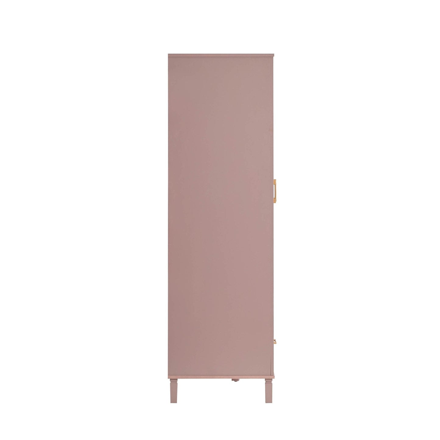 DUS-CC2-03417 Grade-C1 Dusk Sienna 3 Door Wardrobe with Drawers - Dusty Mauve RRP £369.00