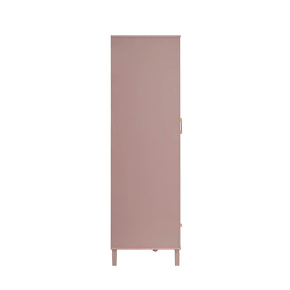DUS-CC2-03417 Grade-C1 Dusk Sienna 3 Door Wardrobe with Drawers - Dusty Mauve RRP £369.00