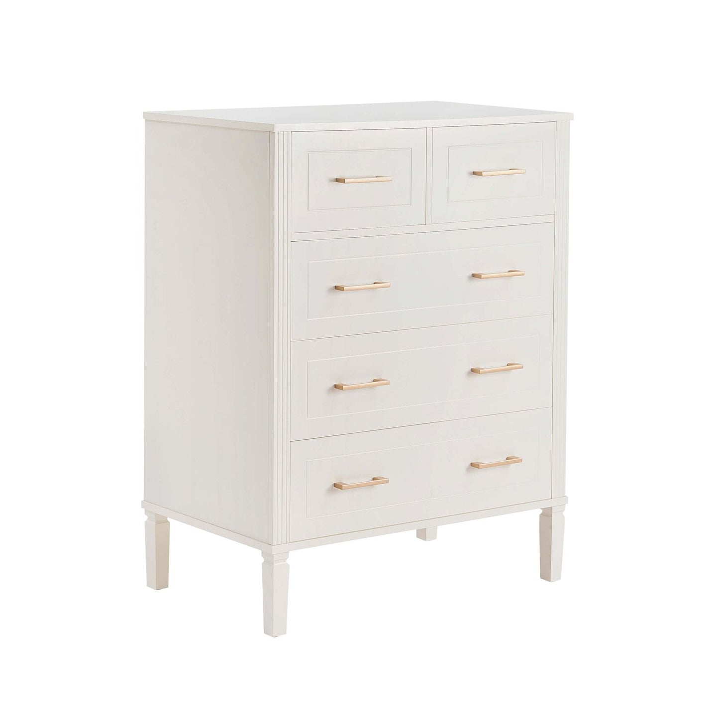 DUS-CC2-07318 Grade-B Dusk Sienna 5 Drawer Chest - Natural RRP £219.00