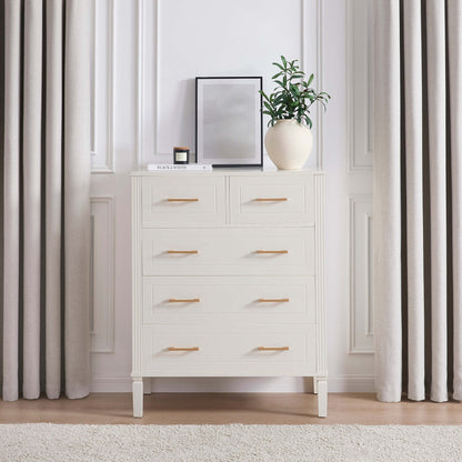 DUS-CC2-07318 Grade-B Dusk Sienna 5 Drawer Chest - Natural RRP £219.00