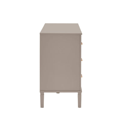 DUS-CC2-05352 Grade-B Dusk Sienna 6 Drawer Chest - Taupe RRP £259.00