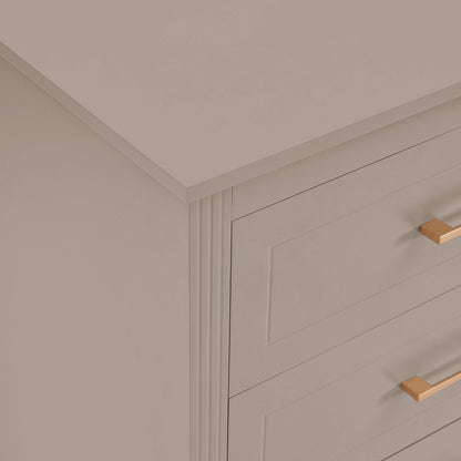 DUS-CC2-05352 Grade-B Dusk Sienna 6 Drawer Chest - Taupe RRP £259.00