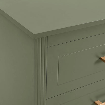 DUS-QCF-01792 Grade-B Dusk Sienna 6 Drawer Chest - Vetiver RRP £259.00