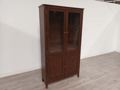 Roseland Grade B Furniture Dark Oak Display Cabinet RRP £770