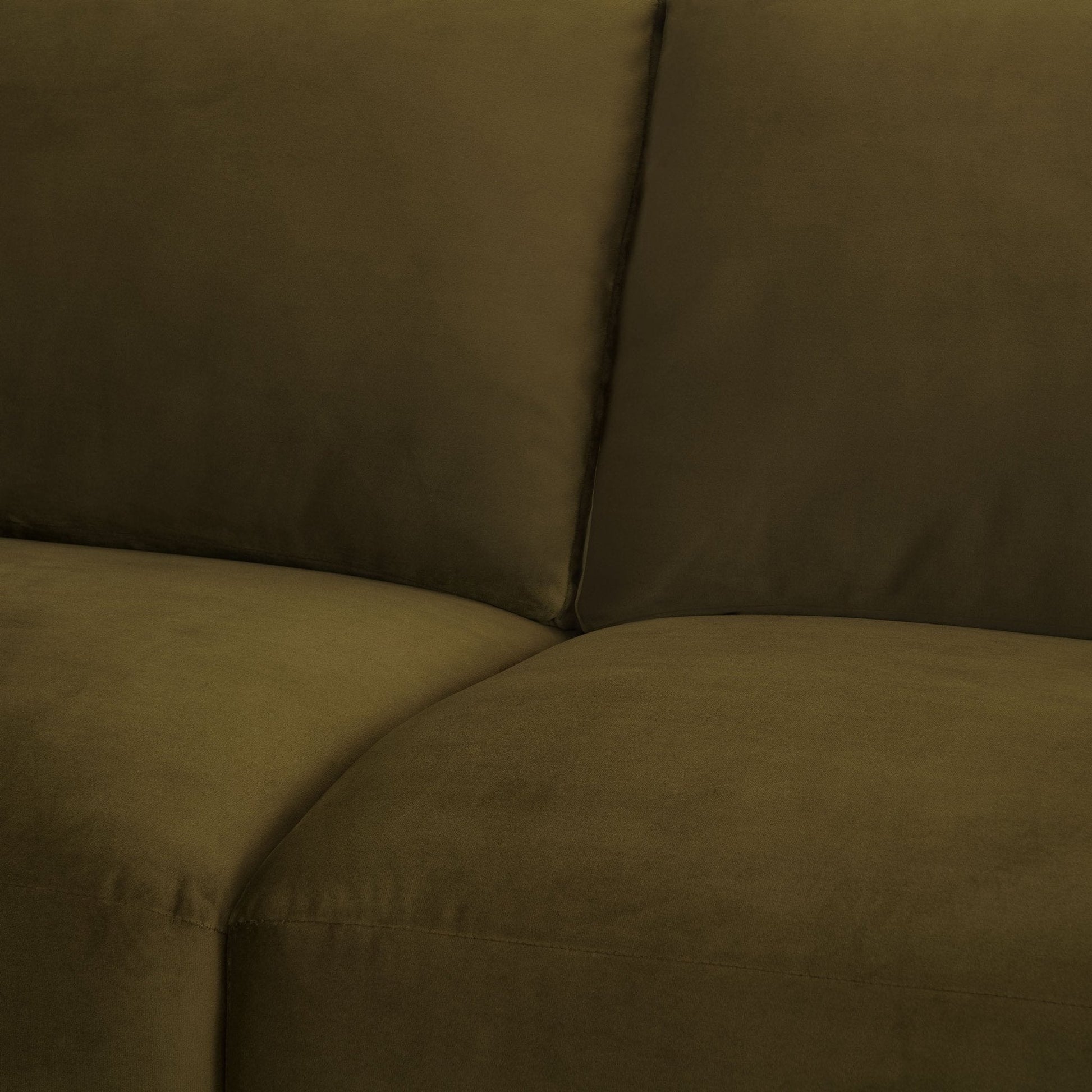 Dusk Malibu Grade B Rich Green Velvet 3 Seater Sofa RRP £404