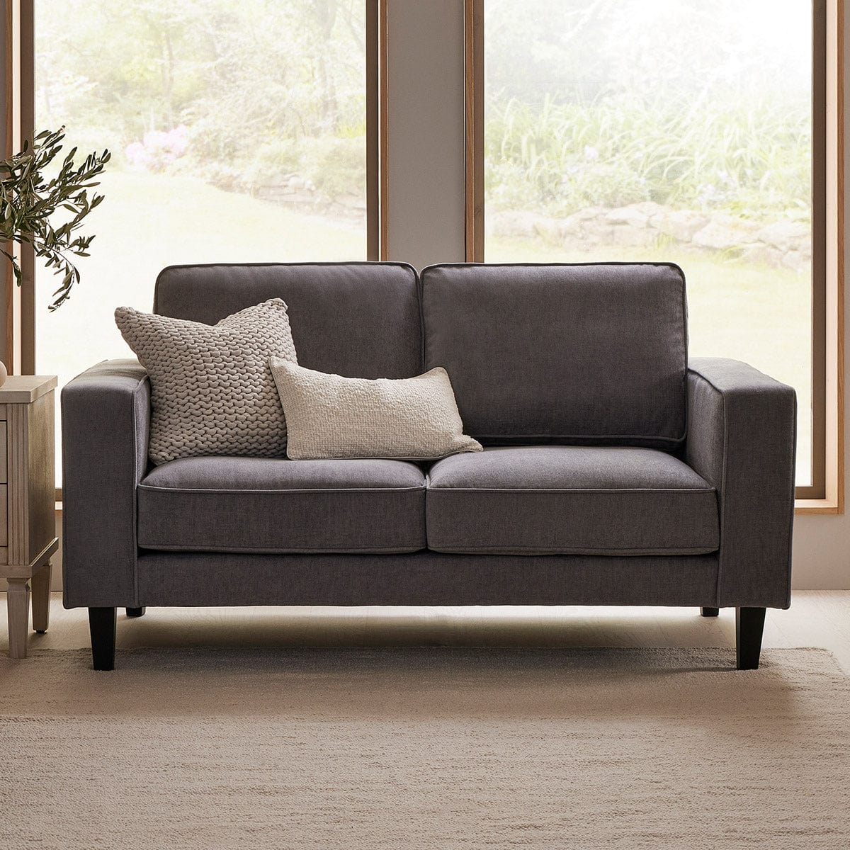 DUS-CC2-01274 Grade-C3 Dusk Soho 2 Seater Sofa - Grey RRP £459.00