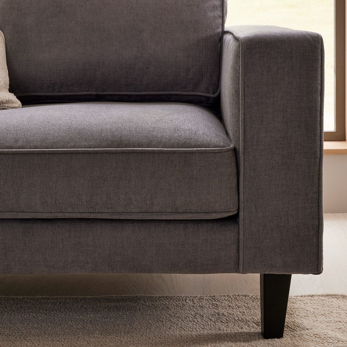 DUS-CC2-01274 Grade-C3 Dusk Soho 2 Seater Sofa - Grey RRP £459.00