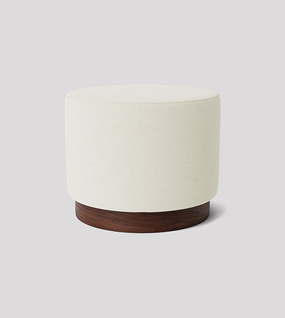 SWO-CCG-03169 Grade-B Swoon Penfold Small Ottoman in Ecru Plain Dark Base RRP £289.00