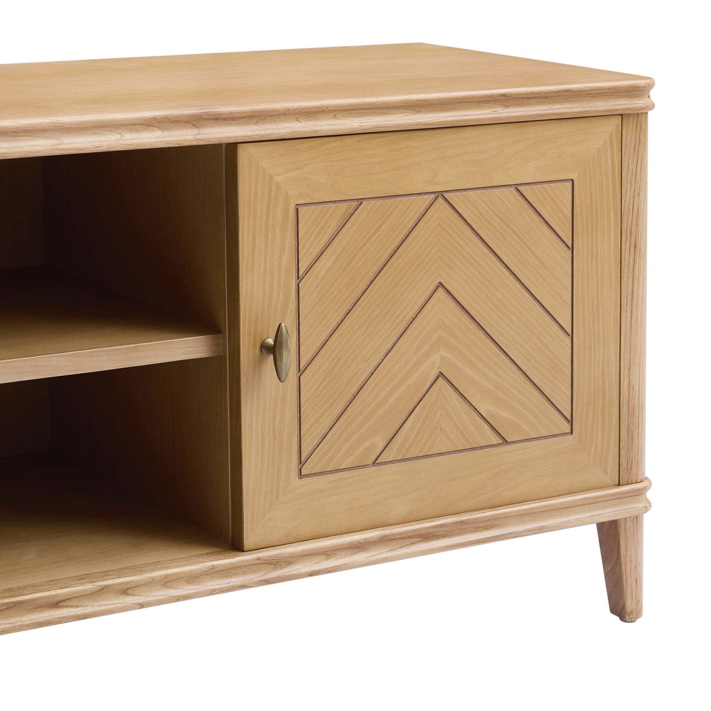 DUS-CC2-00551 Grade-C1 Dusk Stockholm Oak TV Unit - Light Wood RRP £215.00