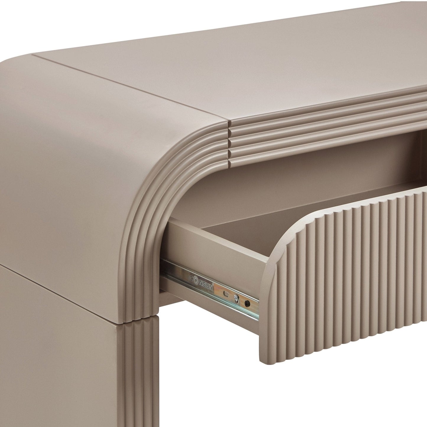 DUS-CC2-05256 Grade-B Dusk Susie Dressing Table with Drawers - Taupe RRP £169.00