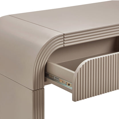 DUS-CC2-05256 Grade-B Dusk Susie Dressing Table with Drawers - Taupe RRP £169.00
