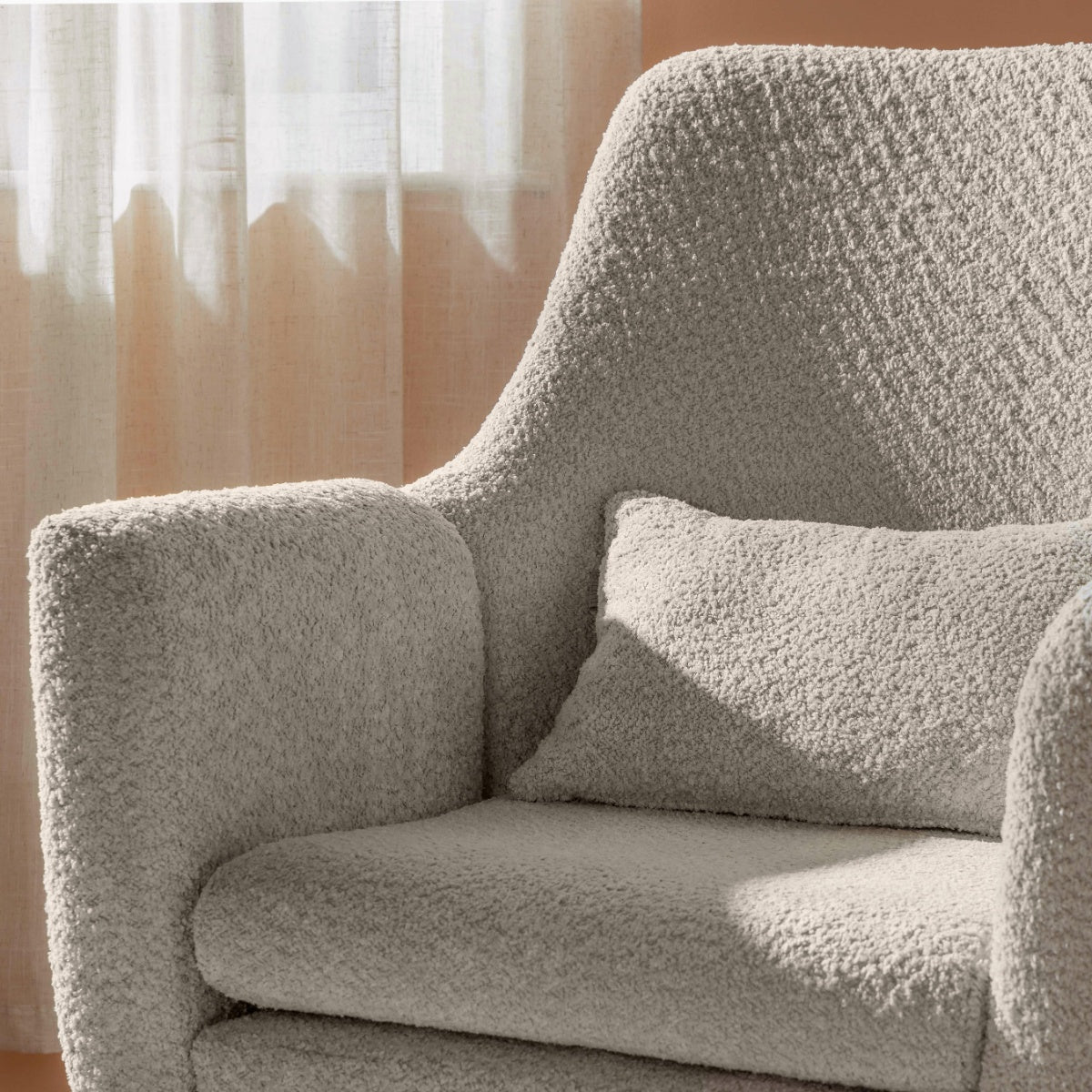 Tutti Bambini Grade B Oscar Luxe Rocking Chair & Footstool - Teddy Sage RRP £300