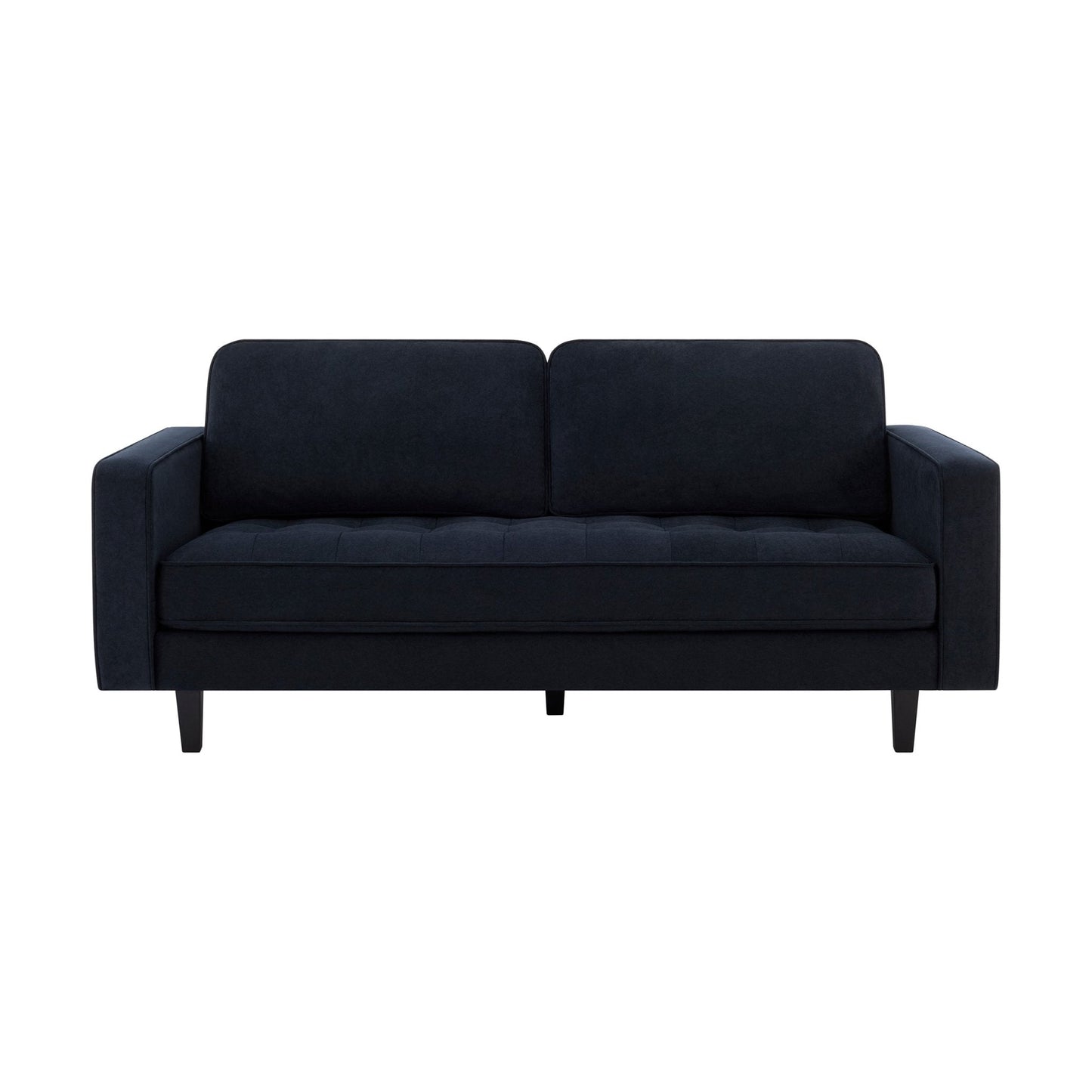 Dusk Sloane Grade B Midnight Dark Navy Velvet 3 Seater Sofa RRP £499