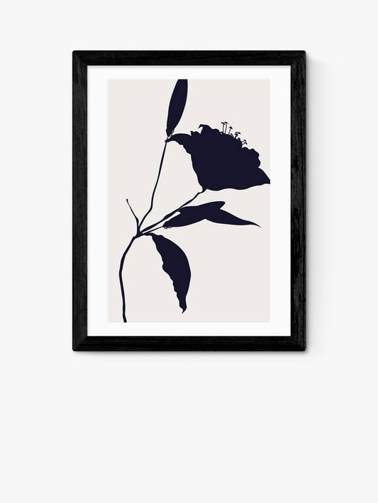 EAS-CCG-00043 Grade-C0 East End Prints Nero I by Kubistika 60x80 Black Framed Art Print RRP £160.00
