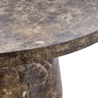 DUS-CC2-07326 Grade-B Dusk Talia Coffee Table - Dark Marble Effect RRP £129.00