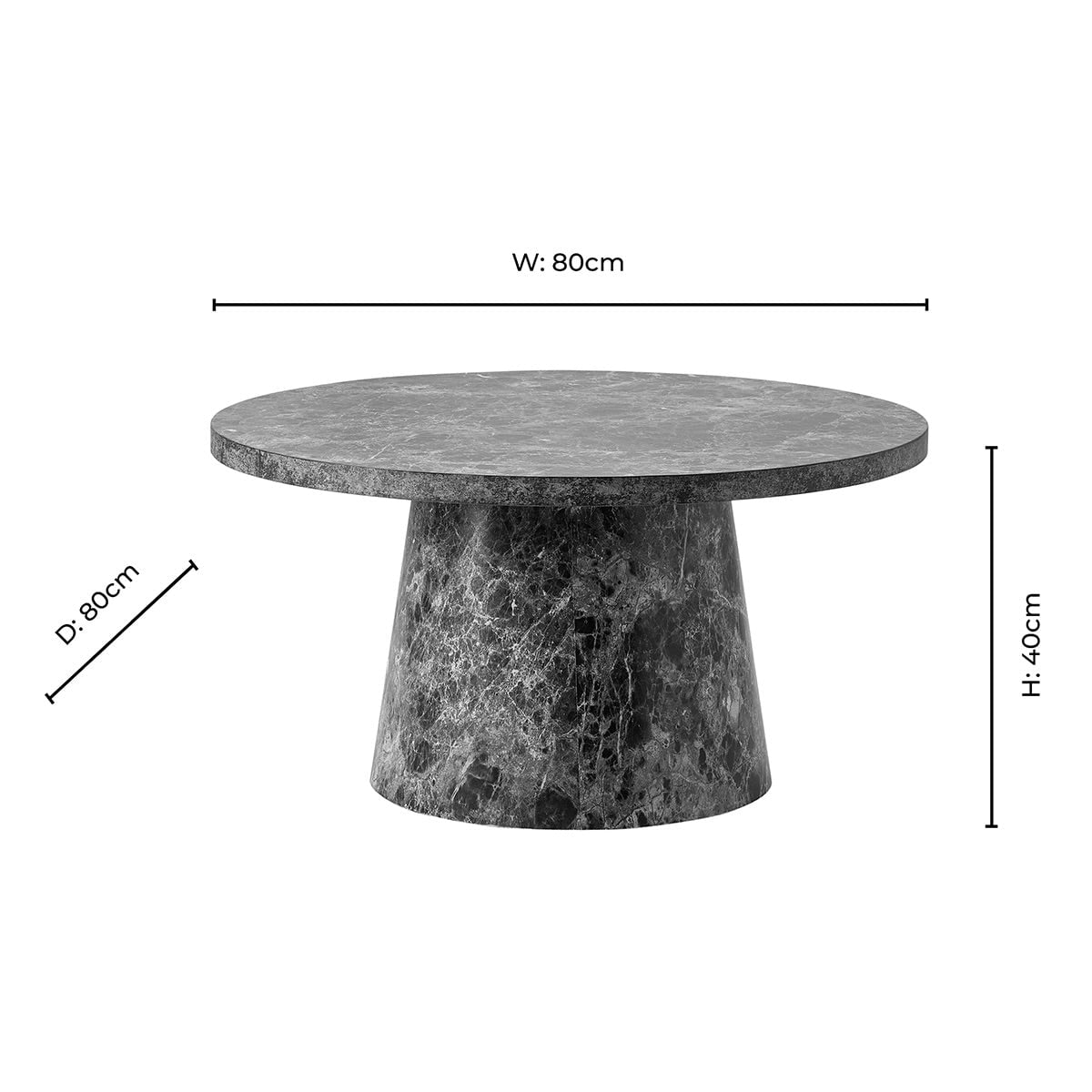 DUS-CC2-06567 Grade-B Dusk Talia Coffee Table - Taupe RRP £104.00