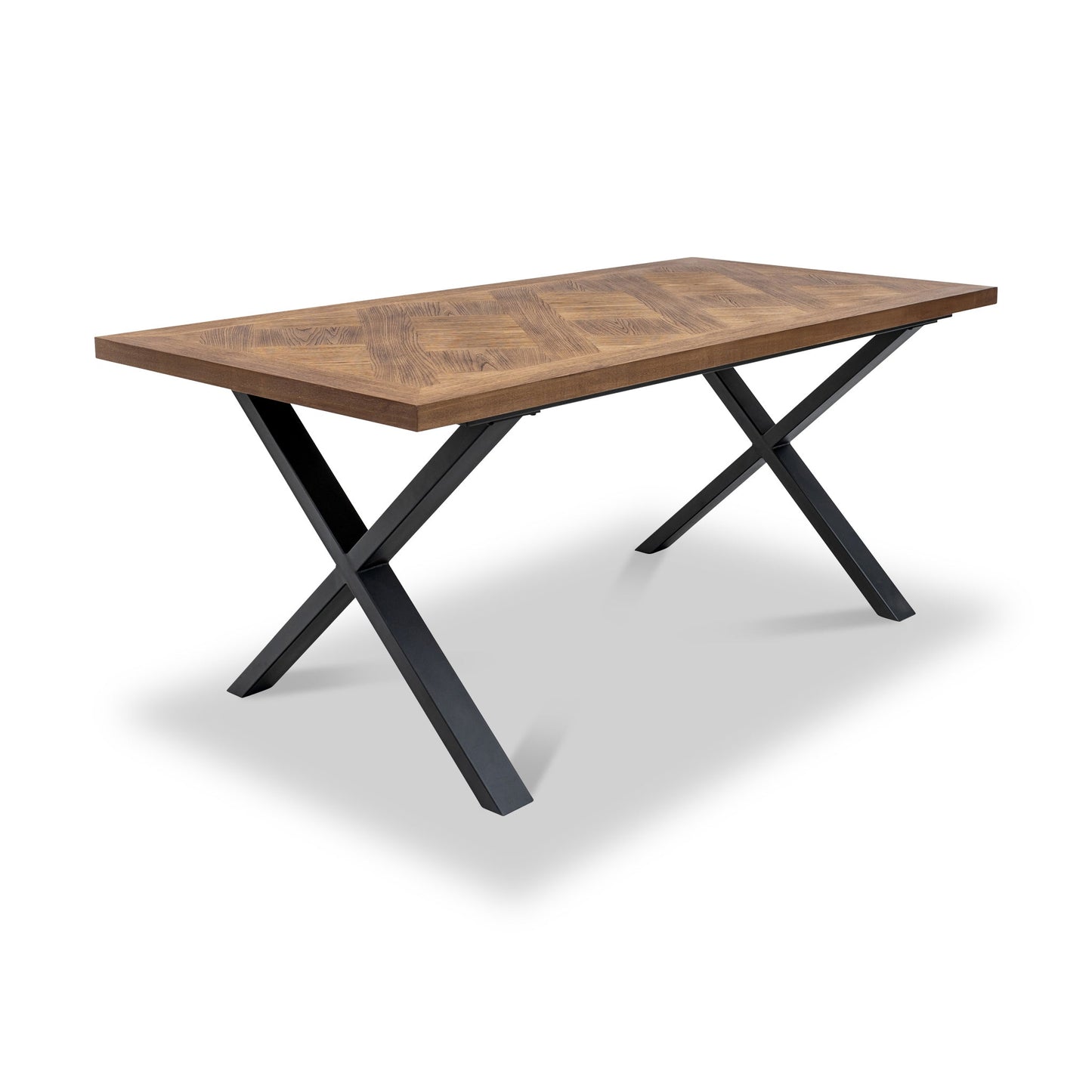 Roseland Grade B Furniture Montford Elm & Oak Top 180cm Dining Table RRP £600