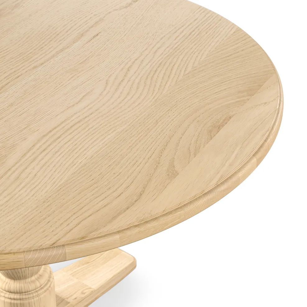 Oak Furnitureland Grade B Henley Natural Oak Round Pedestal Dining Table RRP £900