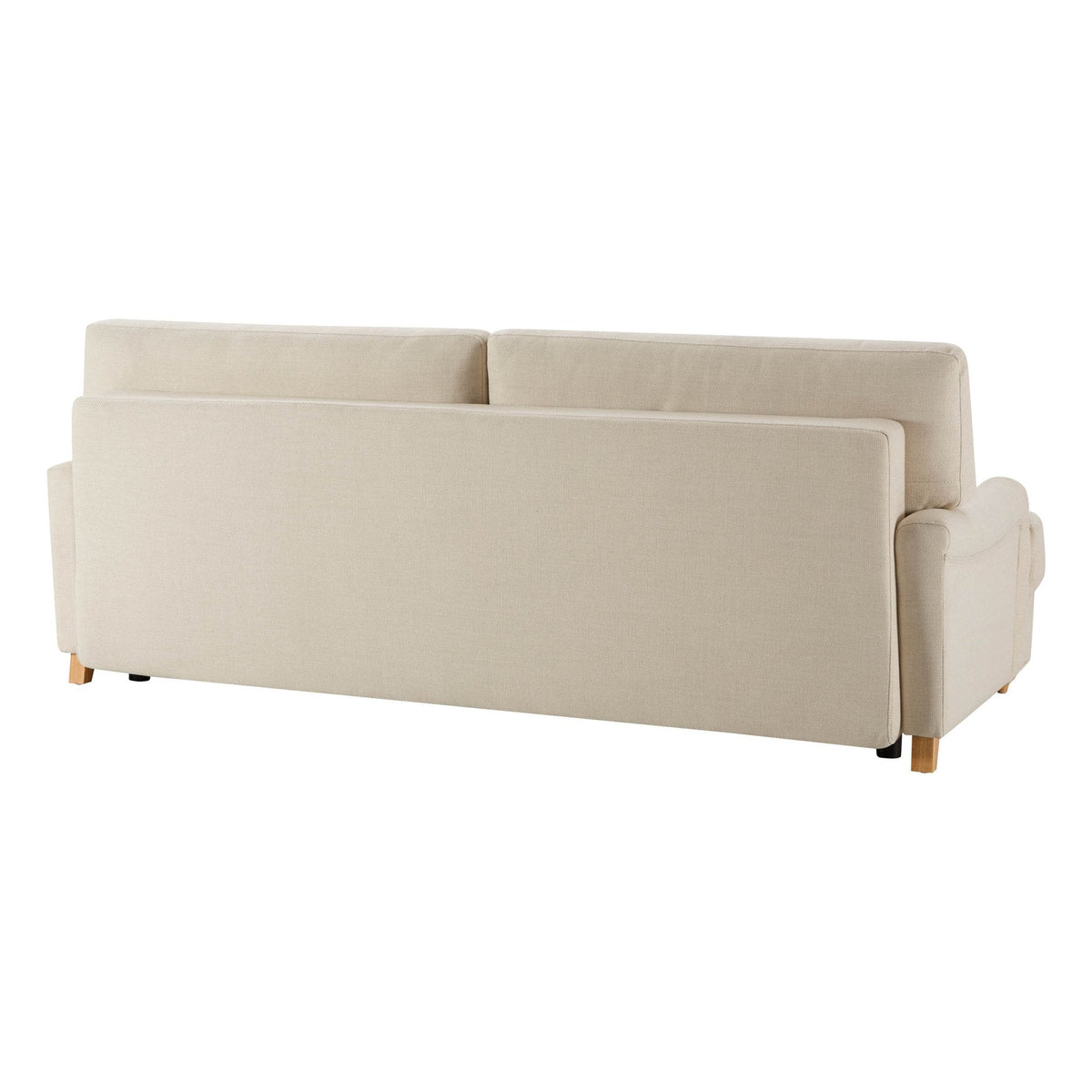 Dusk Hampshire Grade B Beige Linen 3 Seater Sofa Bed RRP £759