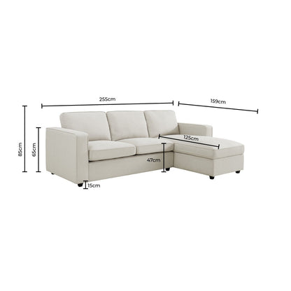 Dusk Soho Grade B Right Hand Storage Chaise Sofa - Dark Olive RRP £773