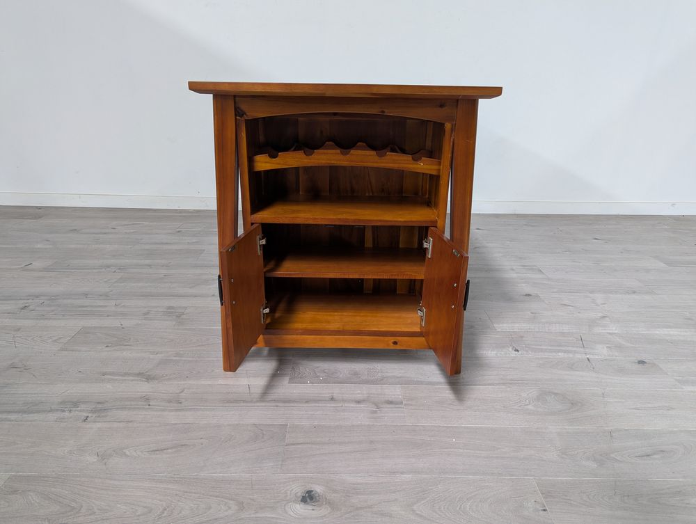 Roseland Grade B Furniture Tyler Tall Kitchen Table with End Storage RRP £690