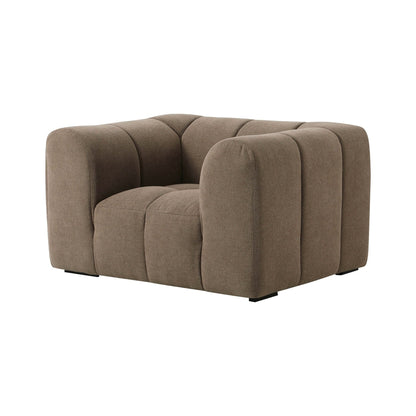 Dusk Manhattan Grade B Chenille Mushroom Loveseat RRP £539
