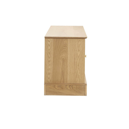 Dusk Ruby Grade B Light Wood TV Unit for TVs up to 60" RRP £219