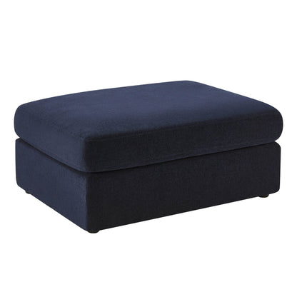 DUS-CC2-02721 Grade-B Dusk Miami Pouffe - Chenille Navy RRP £199.00
