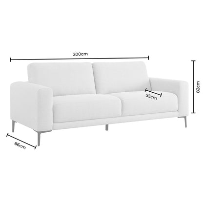 Dusk Malibu Grade B Rich Green Velvet 3 Seater Sofa RRP £404