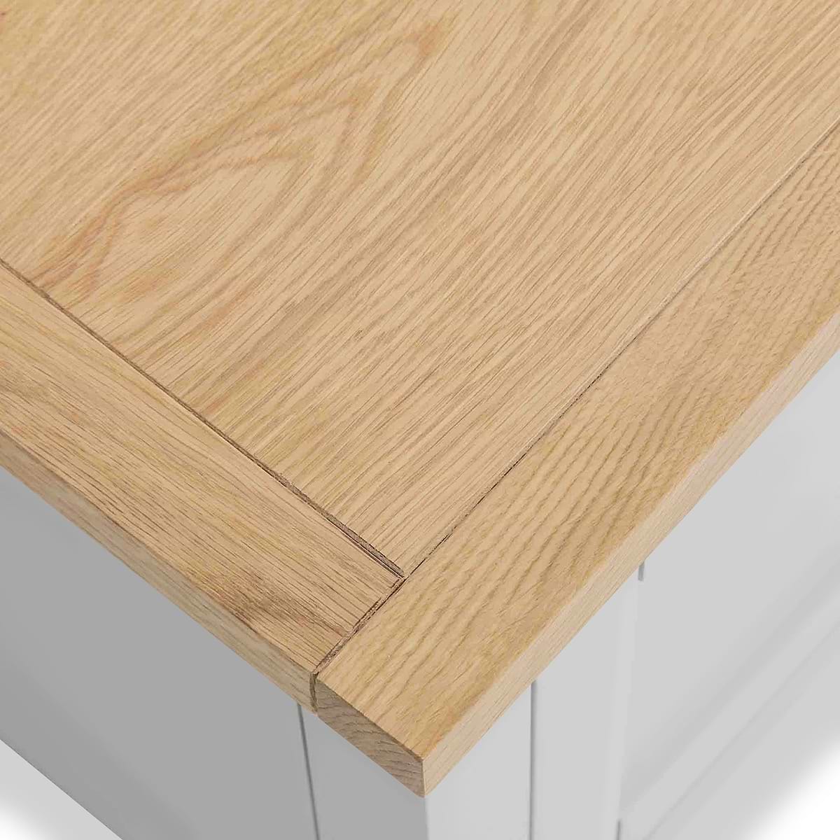 ROS-OUT-00794 Grade-B Roseland Furniture Farro Grey & Oak Lamp Table RRP £84.95