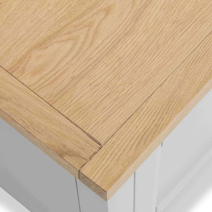 ROS-OUT-00794 Grade-B Roseland Furniture Farro Grey & Oak Lamp Table RRP £84.95