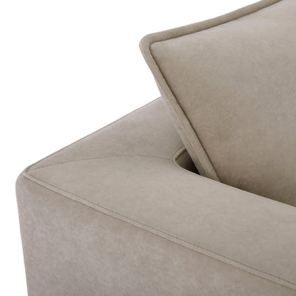 Dusk Grade B Boston Loveseat - Stone RRP £489