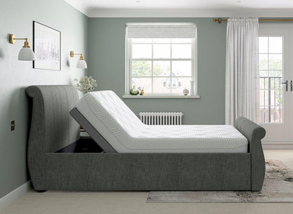 Dreams Lucia Grade B Sleepmotion 400i Dark Grey Adjustable Double Bed Frame RRP £1598