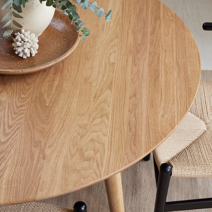Dusk Heidi Grade B Natural Solid Oak 4-6 Seater Round Dining Table RRP £399