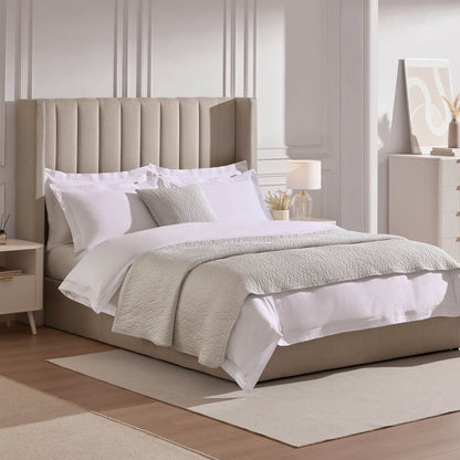 Dusk Madison Grade B Stone Grey Super King Ottoman Storage Bed RRP £489