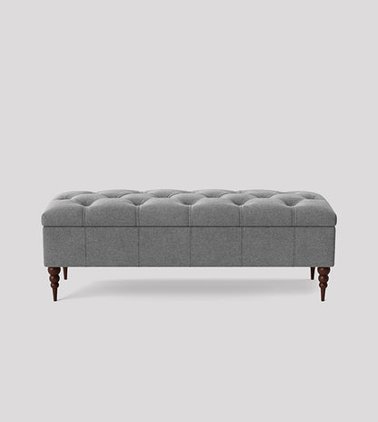 SWO-CCG-03170 Grade-B Swoon Plymouth Ottoman in Pepper Smart Wool RRP £469.00