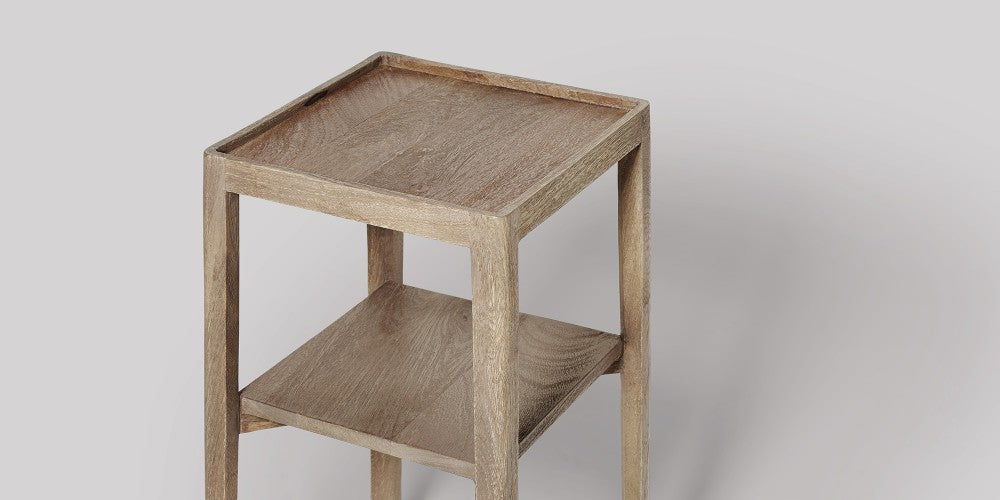 SWO-CCG-03128 Grade-B Swoon Eide Side Table in Sandblasted Mango RRP £149.00