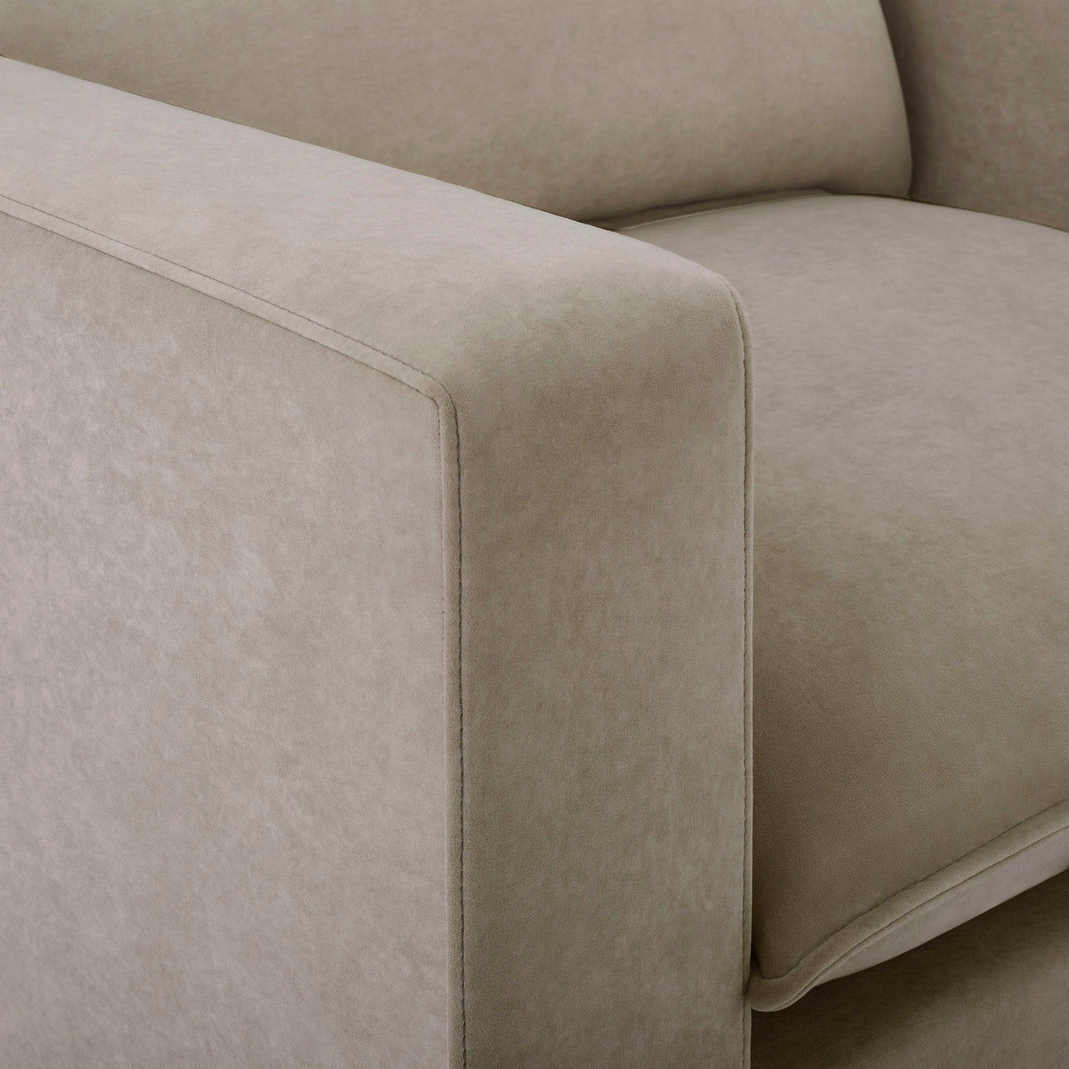 Dusk Grade B Boston Loveseat - Stone RRP £489