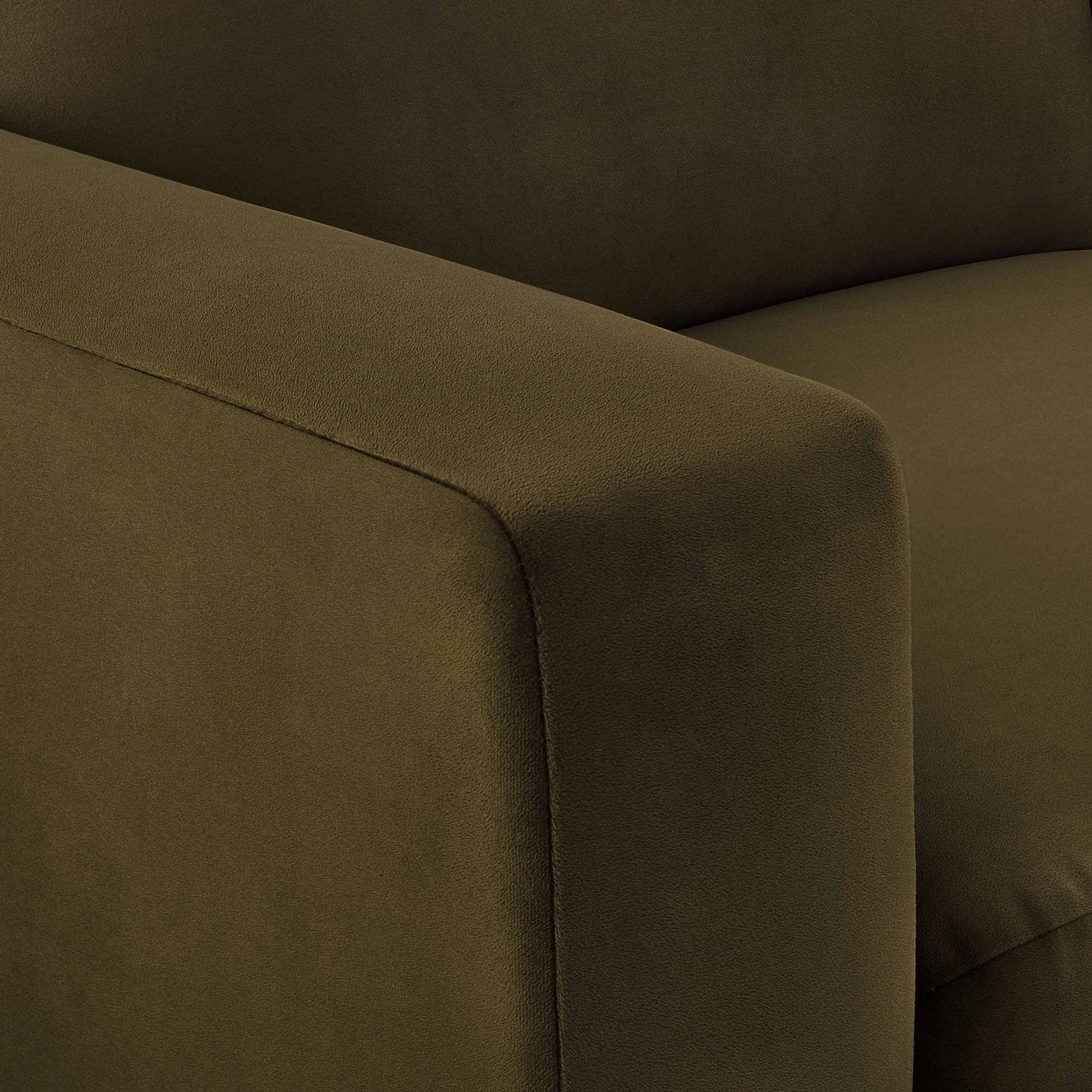 Dusk Grade B Chicago Rich Green Velvet 3 Seater Sofa RRP £569