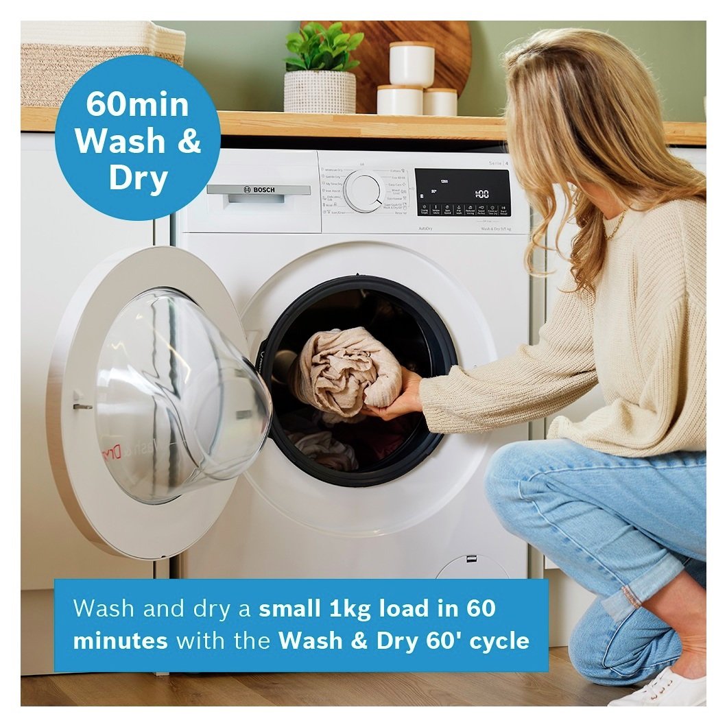 Bosch Grade B WNA144V9GB 9KG/5KG 1400 Spin Washer Dryer - White RRP £749