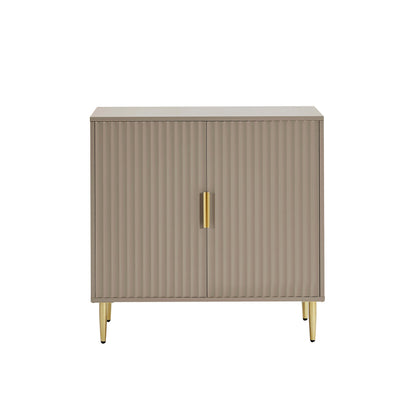 Dusk Evie Grade B Taupe and Gold Effect 2 Door Sideboard RRP £209.00