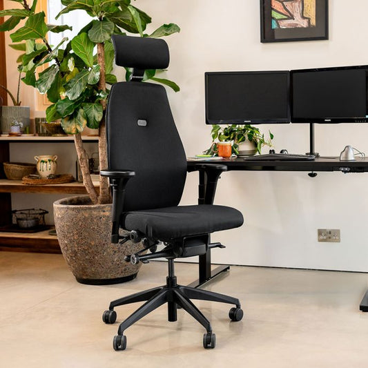 Posturite Positiv Grade BC Plus Black High Back Ergonomic Office Chair RRP £1223