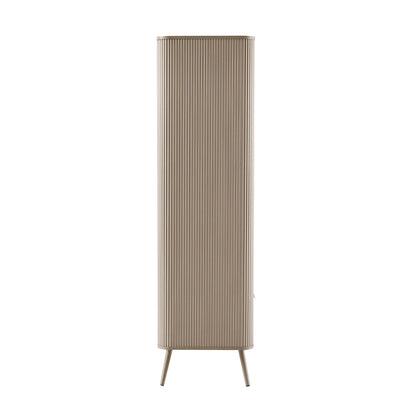 Dusk Hattie Grade B Taupe & Gold Effect 3 Door Triple Wardrobe RRP £389